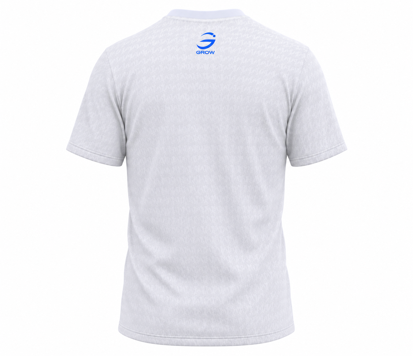 Camiseta GROW vert blanca atras importada