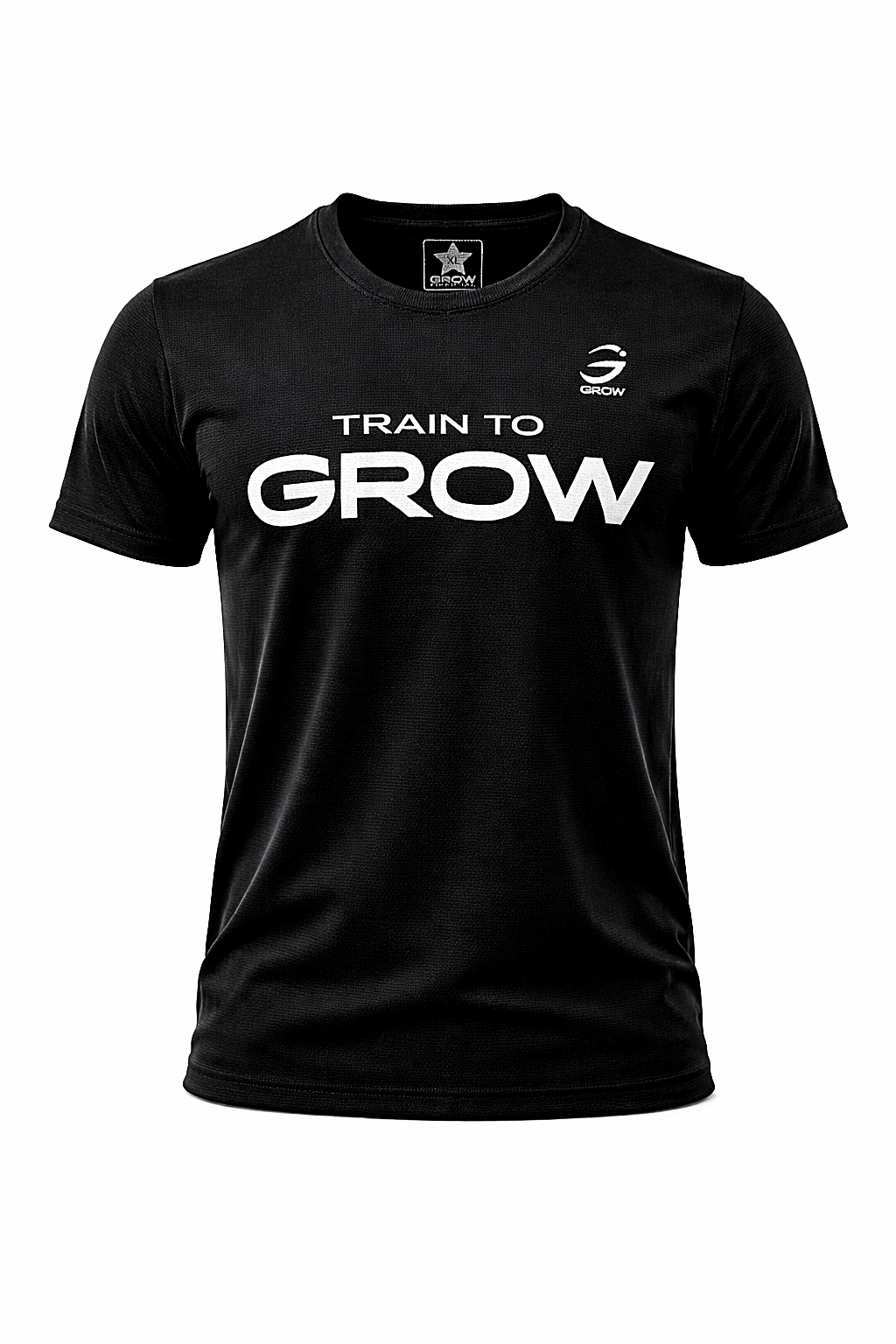 Camiseta GROW horiz negra